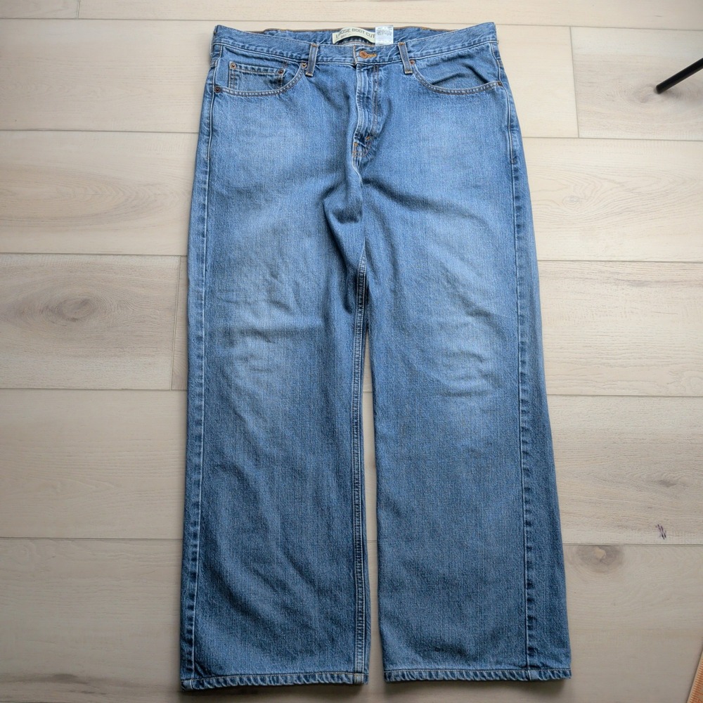 Vintage Levis 567 Loose Boot Cut Jeans Mens 38x34 (Fit 38x31) Baggy Wide Leg Y2K